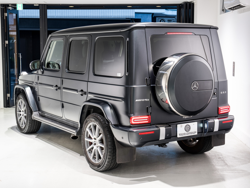 AMG Gクラス G63 AMGレザーエクスクルーシブPKG 正規D車 左H Meコネクト マキアートベージュ革 サンルーフ 純正ナビTV Burmester AMGパフォーマンスEX AMG20インチAW OPカラー 2年保証