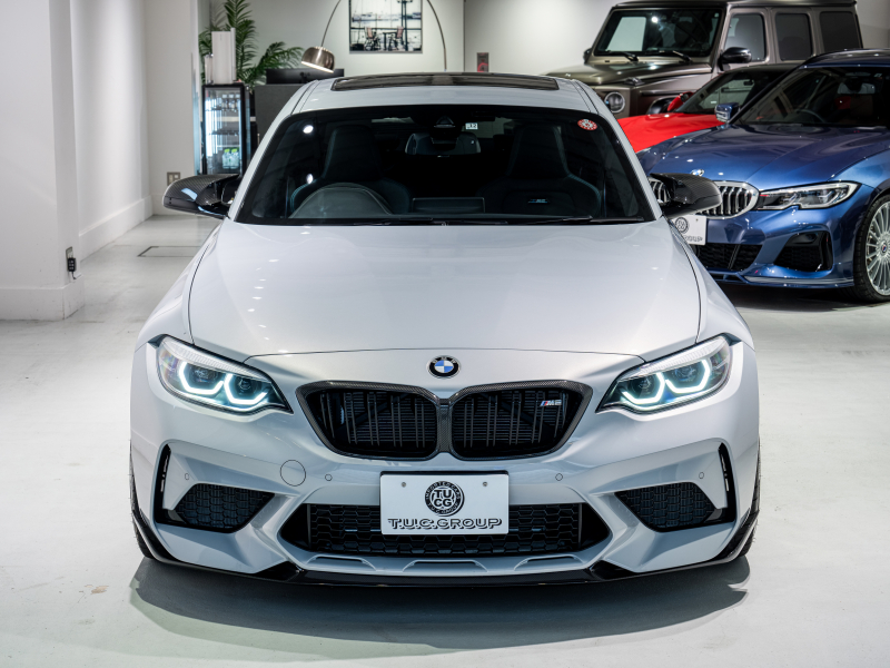 BMW Mシリーズ M2 Competition M DCT 正規D車 OPカラー コンフォートA PDC 黒革シート シートヒーター サンルーフ タッチパネルiDrive harman/kardon Mperformanceパーツ多数 アダプティブLED 2年保証