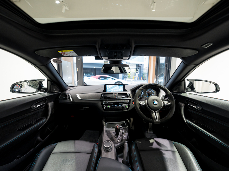 BMW Mシリーズ M2 Competition M DCT 正規D車 OPカラー コンフォートA PDC 黒革シート シートヒーター サンルーフ タッチパネルiDrive harman/kardon Mperformanceパーツ多数 アダプティブLED 2年保証
