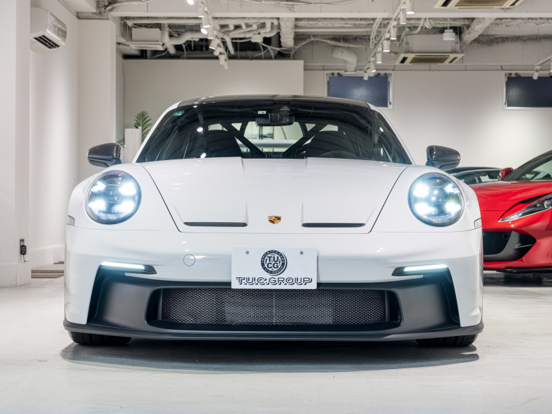 ポルシェ 911(Type992) GT3 PDK クラブスポーツPKG 正規D車 左H フロントリフト フルバケットシート カーボンルーフ PCMナビ CarPlay PDLSティンテッドLEDヘッドライト カーボンインテリアPKG 新車保証