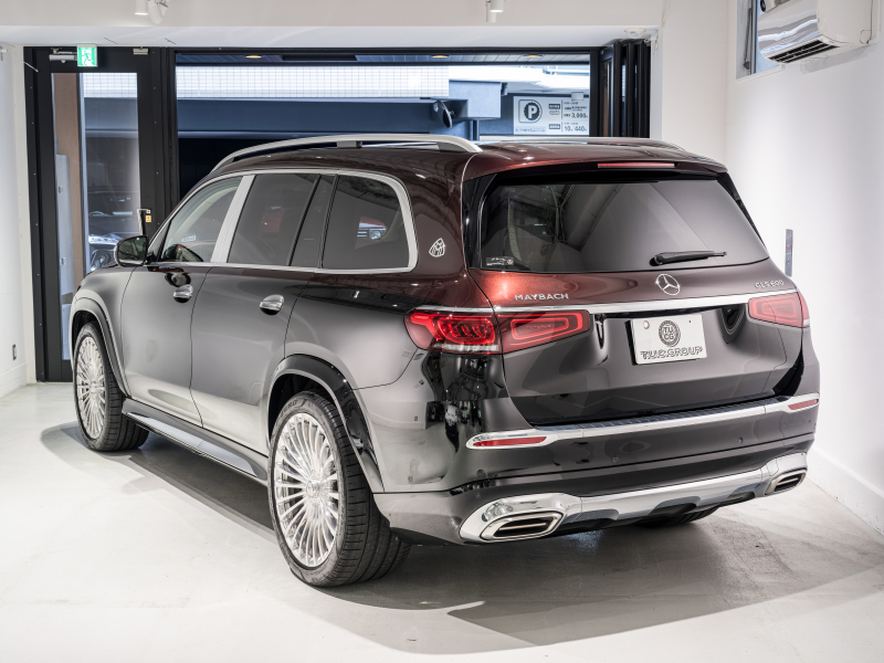 メルセデスマイバッハ GLS GLS600 4MATIC ﾌｧｰｽﾄｸﾗｽPKG　正規D車 4人乗り OPﾂｰﾄﾝｶﾗｰ ﾏﾎｶﾞﾆｰﾌﾞﾗｳﾝ&ﾏｷｱｰﾄﾍﾞｰｼﾞｭｲﾝﾃﾘｱ ﾊﾟﾉﾗﾏSR 純正MBUX 360ｶﾒﾗ Burmesterﾊｲｴﾝﾄﾞ ﾘｱｴﾝﾀｰﾃｲﾝﾒﾝﾄ　新車保証継承可