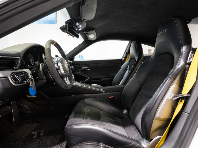 ポルシェ 911(Type991.1) GT3 PDK　2015年ﾓﾃﾞﾙ 並行輸入 左H 4wayｽﾎﾟｰﾂｼｰﾄ ﾃﾞｨｽﾌﾟﾚｲｵｰﾃﾞｨｵ Bｶﾒﾗ ｶｽﾀﾑﾍｯﾄﾞﾗｲﾄ Shark Werks Track Exhaust ASRﾊﾞﾙﾌﾞｺﾝﾄﾛｰﾗｰ 純正20AW