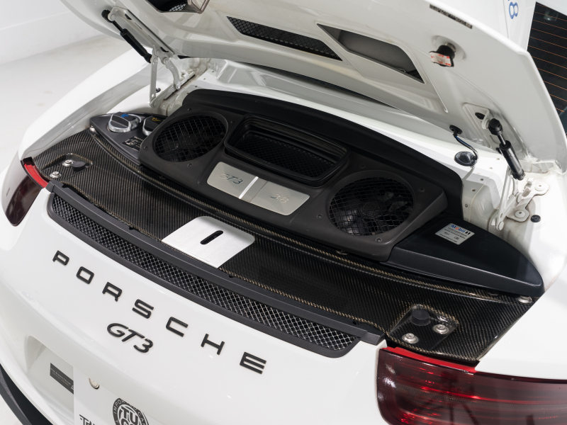 ポルシェ 911(Type991.1) GT3 PDK　2015年ﾓﾃﾞﾙ 並行輸入 左H 4wayｽﾎﾟｰﾂｼｰﾄ ﾃﾞｨｽﾌﾟﾚｲｵｰﾃﾞｨｵ Bｶﾒﾗ ｶｽﾀﾑﾍｯﾄﾞﾗｲﾄ Shark Werks Track Exhaust ASRﾊﾞﾙﾌﾞｺﾝﾄﾛｰﾗｰ 純正20AW