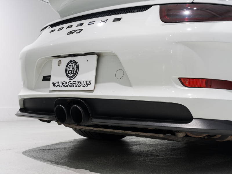 ポルシェ 911(Type991.1) GT3 PDK　2015年ﾓﾃﾞﾙ 並行輸入 左H 4wayｽﾎﾟｰﾂｼｰﾄ ﾃﾞｨｽﾌﾟﾚｲｵｰﾃﾞｨｵ Bｶﾒﾗ ｶｽﾀﾑﾍｯﾄﾞﾗｲﾄ Shark Werks Track Exhaust ASRﾊﾞﾙﾌﾞｺﾝﾄﾛｰﾗｰ 純正20AW