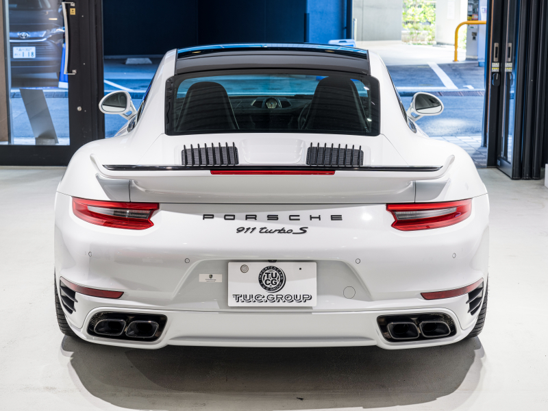 ポルシェ 911(Type991.2) ﾀｰﾎﾞS ｽﾎﾟｰﾂｸﾛﾉPKG　正規D車 ﾀｰﾎﾞｴｱﾛｷｯﾄ 黒革 ｼｰﾄﾋｰﾀｰ&ﾍﾞﾝﾁﾚｰﾀｰ ｻﾝﾙｰﾌ PCMﾅﾋﾞ TVﾁｭｰﾅｰ ﾘﾊﾞｰｼﾝｸﾞｶﾒﾗ ﾚｰﾝﾁｪﾝｼﾞA Carplay PCCB BOSEｻｳﾝﾄﾞ OPｶﾗｰ　2年保証付