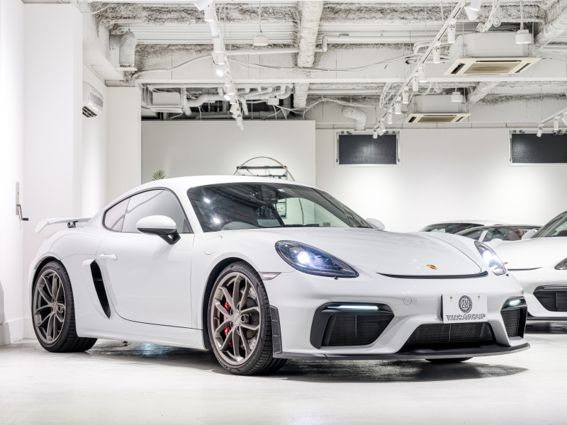 ポルシェ 718 ケイマン GT4 6MT ｸﾛﾉPKG　正規D車 右H ﾚｻﾞｰｲﾝﾃﾘｱ PCMﾅﾋﾞ Bｶﾒﾗ CarPlay ｷｾﾉﾝPDLS ｽﾎﾟｰﾂEX ﾍﾟｲﾝﾄｲﾝﾃﾘｱ 純正20AW