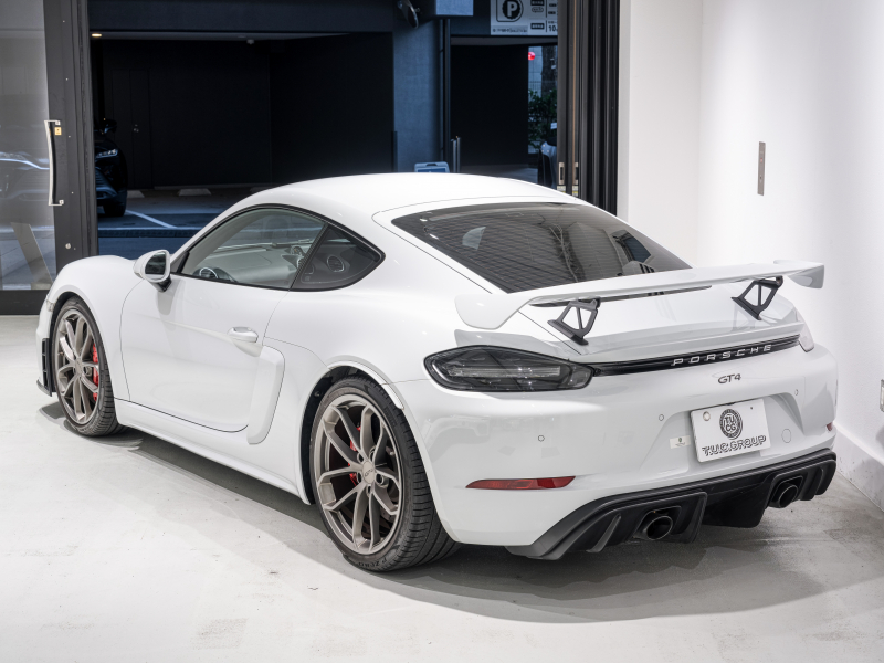 ポルシェ 718 ケイマン GT4 6MT ｸﾛﾉPKG　正規D車 右H ﾚｻﾞｰｲﾝﾃﾘｱ PCMﾅﾋﾞ Bｶﾒﾗ CarPlay ｷｾﾉﾝPDLS ｽﾎﾟｰﾂEX ﾍﾟｲﾝﾄｲﾝﾃﾘｱ 純正20AW