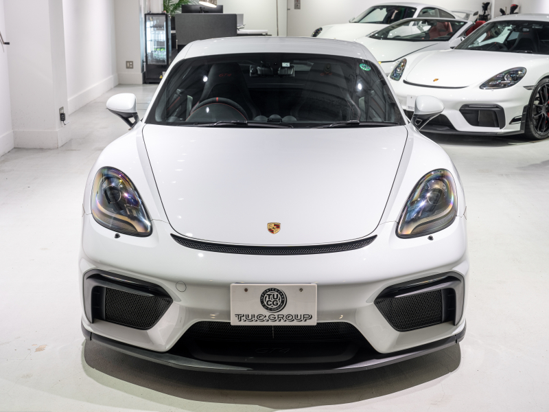 ポルシェ 718 ケイマン GT4 6MT ｸﾛﾉPKG　正規D車 右H ﾚｻﾞｰｲﾝﾃﾘｱ PCMﾅﾋﾞ Bｶﾒﾗ CarPlay ｷｾﾉﾝPDLS ｽﾎﾟｰﾂEX ﾍﾟｲﾝﾄｲﾝﾃﾘｱ 純正20AW