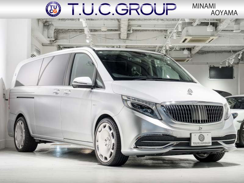 メルセデスベンツ Vクラス V220d ｴｸｽﾄﾗﾛﾝｸﾞ ﾚｰﾀﾞｰP　ﾏｲﾊﾞｯﾊ仕様 ｴｸﾞｾｸﾃｨﾌﾞｼｰﾄ TVﾓﾆﾀｰ付ﾊﾟｰﾃｰｼｮﾝ ｽﾀｰﾗｲﾄﾍｯﾄﾞﾗｲﾅｰ 4人乗り