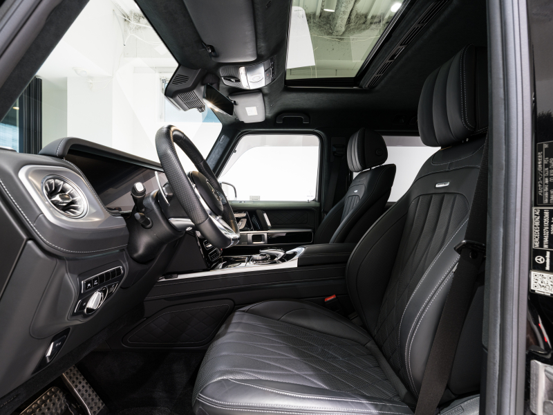AMG Gクラス G63 AMGﾚｻﾞｰｴｸｽｸﾙｰｼﾌﾞPKG　正規D車 Meｺﾈｸﾄ 黒革 ｻﾝﾙｰﾌ 純正ﾅﾋﾞTV Burmester AMGﾊﾟﾌｫｰﾏﾝｽEX AMG20ｲﾝﾁAW 電動ｻｲﾄﾞｽﾃｯﾌﾟ　2年保証