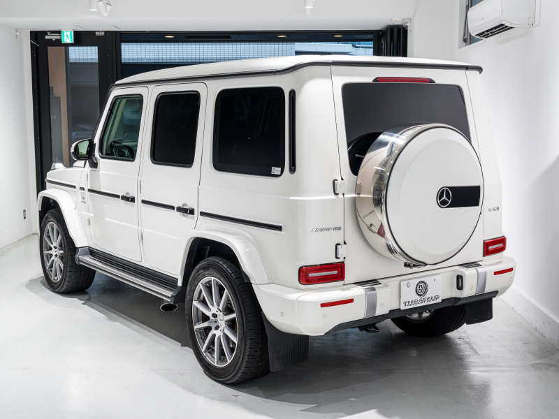 AMG Gクラス G63 AMGﾚｻﾞｰｴｸｽｸﾙｰｼﾌﾞPKG　正規D車 右H Meｺﾈｸﾄ ﾏｷｱｰﾄﾍﾞｰｼﾞｭ革 ｻﾝﾙｰﾌ 純正ﾅﾋﾞTV Burmester AMGﾊﾟﾌｫｰﾏﾝｽEX AMG20ｲﾝﾁAW　2年保証付