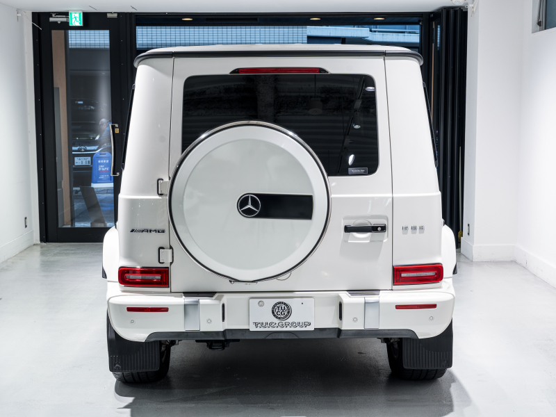 AMG Gクラス G63 AMGﾚｻﾞｰｴｸｽｸﾙｰｼﾌﾞPKG　正規D車 右H Meｺﾈｸﾄ ﾏｷｱｰﾄﾍﾞｰｼﾞｭ革 ｻﾝﾙｰﾌ 純正ﾅﾋﾞTV Burmester AMGﾊﾟﾌｫｰﾏﾝｽEX AMG20ｲﾝﾁAW　2年保証付