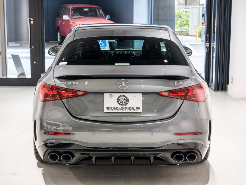 AMG Cクラス C43 4MATIC　現行ﾓﾃﾞﾙ 左H 1ｵｰﾅｰ ｼｴﾅﾌﾞﾗｳﾝﾚｻﾞｰ ｼｰﾄﾋｰﾀｰ ﾍﾞﾝﾁﾚｰﾀｰ ﾊﾟﾉﾗﾏSR 純正ARﾅﾋﾞ Burmester3D 純正19AW　新車保証継承可