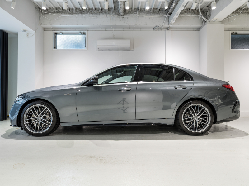AMG Cクラス C43 4MATIC　現行ﾓﾃﾞﾙ 左H 1ｵｰﾅｰ ｼｴﾅﾌﾞﾗｳﾝﾚｻﾞｰ ｼｰﾄﾋｰﾀｰ ﾍﾞﾝﾁﾚｰﾀｰ ﾊﾟﾉﾗﾏSR 純正ARﾅﾋﾞ Burmester3D 純正19AW　新車保証継承可