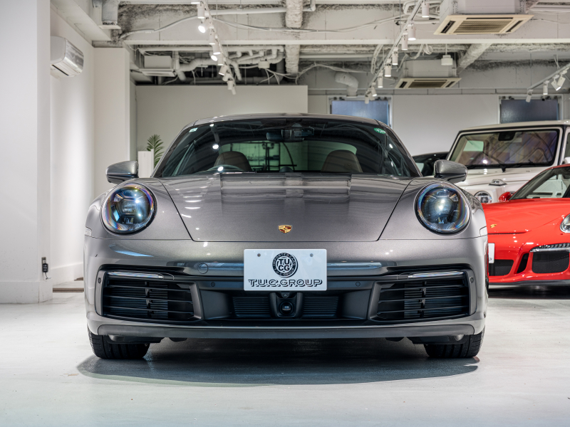 ポルシェ 911(Type992) カレラS 正規D車 エントリードライブ 14wayベージュ革シート 純正PCM BOSEサウンド ACC スポーツエキゾースト 20&21インチAW 2年保証