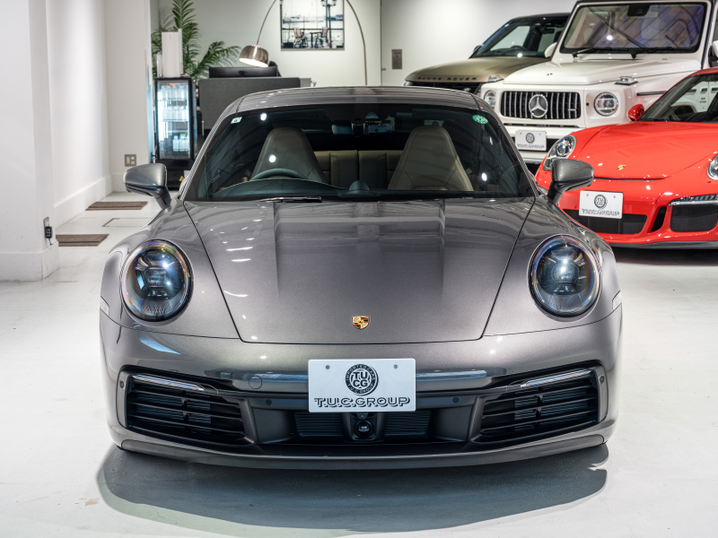 ポルシェ 911(Type992) カレラS 正規D車 エントリードライブ 14wayベージュ革シート 純正PCM BOSEサウンド ACC スポーツエキゾースト 20&21インチAW 2年保証