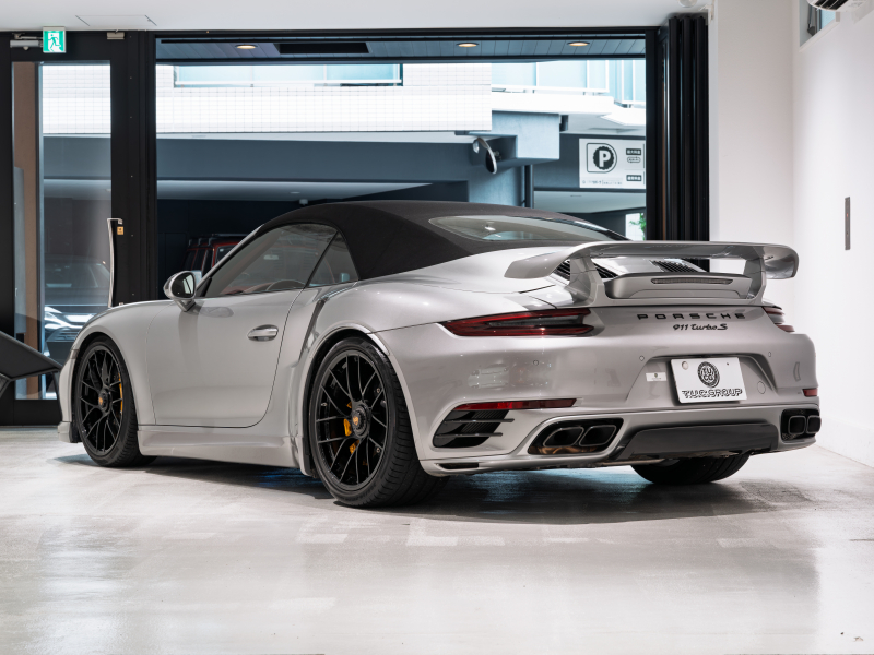 ポルシェ 911(Type991.2) ﾀｰﾎﾞS ｶﾌﾞﾘｵﾚ ｽﾎﾟｰﾂｸﾛﾉPKG　正規D車 左ﾊﾝﾄﾞﾙ ｴﾝﾄﾘｰD ﾚｻﾞｰｲﾝﾃﾘｱ ﾋｰﾀｰ&ﾍﾞﾝﾁﾚｰｼｮﾝ PCMﾅﾋﾞ TVﾁｭｰﾅｰ Burmesterﾊｲｴﾝﾄﾞ ﾌﾛﾝﾄﾘﾌﾄｼｽﾃﾑ  TECHARTｴｱﾛｷｯﾄ OP20ｲﾝﾁAW