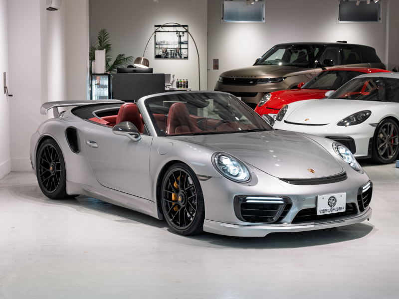 ポルシェ 911(Type991.2) ﾀｰﾎﾞS ｶﾌﾞﾘｵﾚ ｽﾎﾟｰﾂｸﾛﾉPKG　正規D車 左ﾊﾝﾄﾞﾙ ｴﾝﾄﾘｰD ﾚｻﾞｰｲﾝﾃﾘｱ ﾋｰﾀｰ&ﾍﾞﾝﾁﾚｰｼｮﾝ PCMﾅﾋﾞ TVﾁｭｰﾅｰ Burmesterﾊｲｴﾝﾄﾞ ﾌﾛﾝﾄﾘﾌﾄｼｽﾃﾑ  TECHARTｴｱﾛｷｯﾄ OP20ｲﾝﾁAW