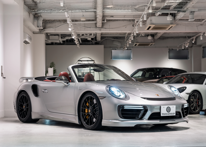 ポルシェ 911(Type991.2) ﾀｰﾎﾞS ｶﾌﾞﾘｵﾚ ｽﾎﾟｰﾂｸﾛﾉPKG　正規D車 左ﾊﾝﾄﾞﾙ ｴﾝﾄﾘｰD ﾚｻﾞｰｲﾝﾃﾘｱ ﾋｰﾀｰ&ﾍﾞﾝﾁﾚｰｼｮﾝ PCMﾅﾋﾞ TVﾁｭｰﾅｰ Burmesterﾊｲｴﾝﾄﾞ ﾌﾛﾝﾄﾘﾌﾄｼｽﾃﾑ  TECHARTｴｱﾛｷｯﾄ OP20ｲﾝﾁAW