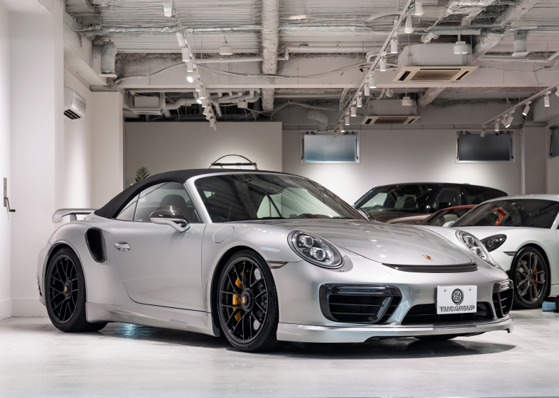 ポルシェ 911(Type991.2) ﾀｰﾎﾞS ｶﾌﾞﾘｵﾚ ｽﾎﾟｰﾂｸﾛﾉPKG　正規D車 左ﾊﾝﾄﾞﾙ ｴﾝﾄﾘｰD ﾚｻﾞｰｲﾝﾃﾘｱ ﾋｰﾀｰ&ﾍﾞﾝﾁﾚｰｼｮﾝ PCMﾅﾋﾞ TVﾁｭｰﾅｰ Burmesterﾊｲｴﾝﾄﾞ ﾌﾛﾝﾄﾘﾌﾄｼｽﾃﾑ  TECHARTｴｱﾛｷｯﾄ OP20ｲﾝﾁAW