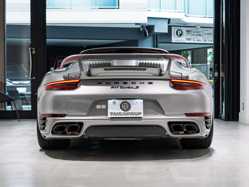 ポルシェ 911(Type991.2) ﾀｰﾎﾞS ｶﾌﾞﾘｵﾚ ｽﾎﾟｰﾂｸﾛﾉPKG　正規D車 左ﾊﾝﾄﾞﾙ ｴﾝﾄﾘｰD ﾚｻﾞｰｲﾝﾃﾘｱ ﾋｰﾀｰ&ﾍﾞﾝﾁﾚｰｼｮﾝ PCMﾅﾋﾞ TVﾁｭｰﾅｰ Burmesterﾊｲｴﾝﾄﾞ ﾌﾛﾝﾄﾘﾌﾄｼｽﾃﾑ  TECHARTｴｱﾛｷｯﾄ OP20ｲﾝﾁAW