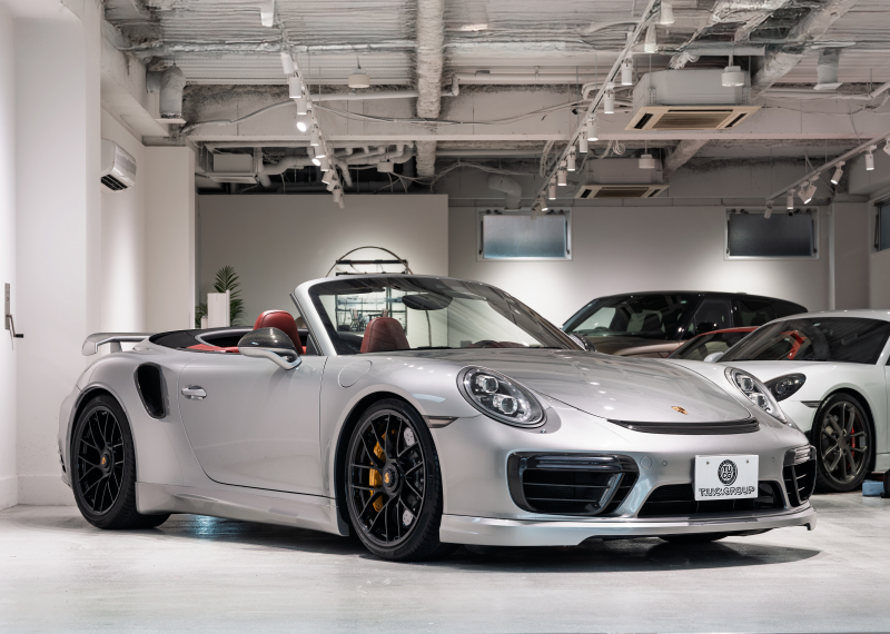 ポルシェ 911(Type991.2) ﾀｰﾎﾞS ｶﾌﾞﾘｵﾚ ｽﾎﾟｰﾂｸﾛﾉPKG　正規D車 左ﾊﾝﾄﾞﾙ ｴﾝﾄﾘｰD ﾚｻﾞｰｲﾝﾃﾘｱ ﾋｰﾀｰ&ﾍﾞﾝﾁﾚｰｼｮﾝ PCMﾅﾋﾞ TVﾁｭｰﾅｰ Burmesterﾊｲｴﾝﾄﾞ ﾌﾛﾝﾄﾘﾌﾄｼｽﾃﾑ  TECHARTｴｱﾛｷｯﾄ OP20ｲﾝﾁAW