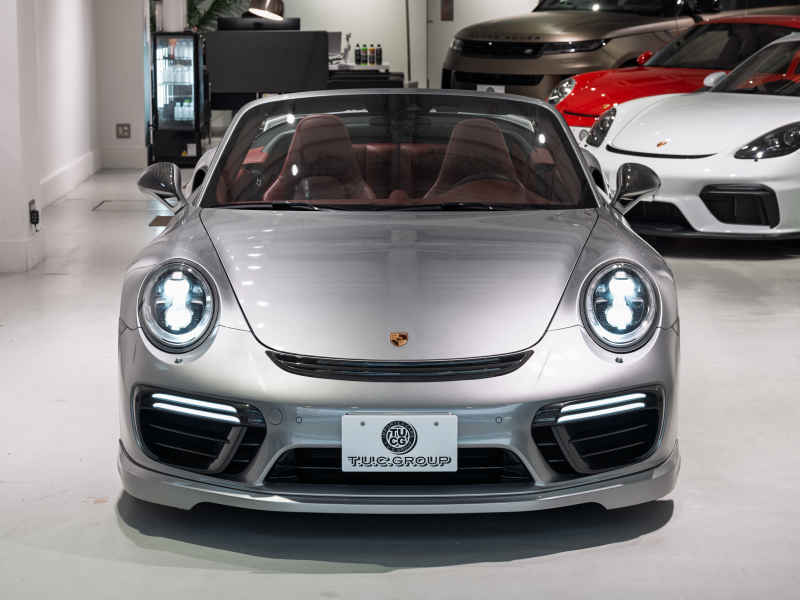 ポルシェ 911(Type991.2) ﾀｰﾎﾞS ｶﾌﾞﾘｵﾚ ｽﾎﾟｰﾂｸﾛﾉPKG　正規D車 左ﾊﾝﾄﾞﾙ ｴﾝﾄﾘｰD ﾚｻﾞｰｲﾝﾃﾘｱ ﾋｰﾀｰ&ﾍﾞﾝﾁﾚｰｼｮﾝ PCMﾅﾋﾞ TVﾁｭｰﾅｰ Burmesterﾊｲｴﾝﾄﾞ ﾌﾛﾝﾄﾘﾌﾄｼｽﾃﾑ  TECHARTｴｱﾛｷｯﾄ OP20ｲﾝﾁAW