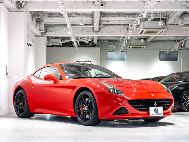 フェラーリ カリフォルニアT F1 DCT　正規D車 左H ｸﾚﾏﾚｻﾞｰ&ﾌﾞﾗｯｸﾀﾞｯｼｭﾎﾞｰﾄﾞ ﾌﾙ電動ｼｰﾄ 純正ﾅﾋﾞ ｶｰﾎﾞﾝLEDｽﾃｱ ｽﾎﾟｰﾂｴｷｿﾞｰｽﾄ Bｶﾒﾗ 電格ﾐﾗｰ OP鍛造20AW EBM