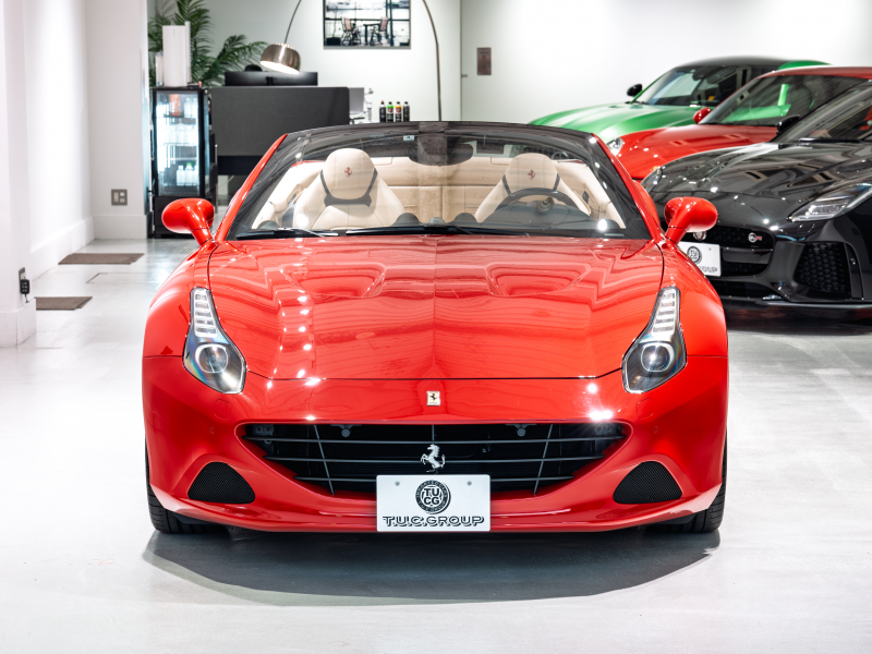 フェラーリ カリフォルニアT F1 DCT　正規D車 左H ｸﾚﾏﾚｻﾞｰ&ﾌﾞﾗｯｸﾀﾞｯｼｭﾎﾞｰﾄﾞ ﾌﾙ電動ｼｰﾄ 純正ﾅﾋﾞ ｶｰﾎﾞﾝLEDｽﾃｱ ｽﾎﾟｰﾂｴｷｿﾞｰｽﾄ Bｶﾒﾗ 電格ﾐﾗｰ OP鍛造20AW EBM