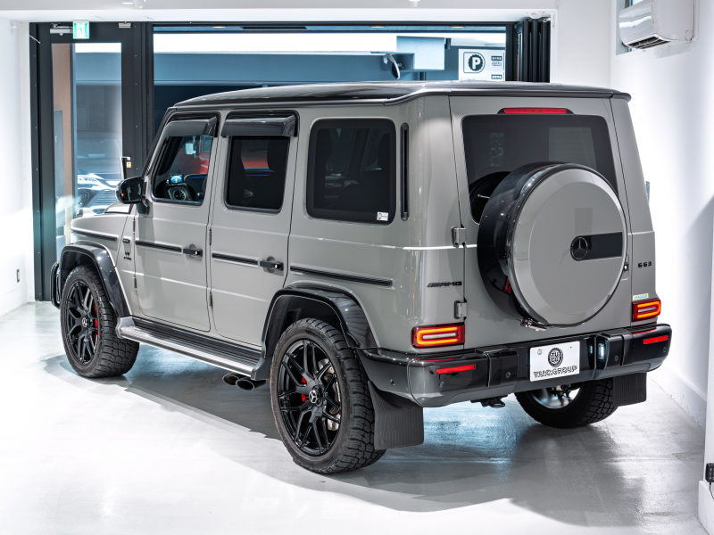 AMG Gクラス G63 20th Anniversary Edition 正規D車 左H 50台限定  クラシックグレー 黒革 サンルーフ 純正ナビTV Burmester AMGパフォーマンスEX AMG22インチAW  BRABUSリップ 2年保証