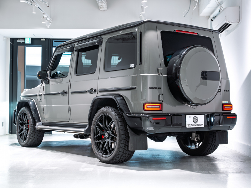 AMG Gクラス G63 20th Anniversary Edition 正規D車 左H 50台限定  クラシックグレー 黒革 サンルーフ 純正ナビTV Burmester AMGパフォーマンスEX AMG22インチAW  BRABUSリップ 2年保証