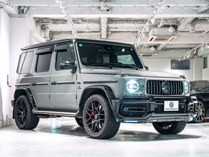 AMG Gクラス G63 20th Anniversary Edition 正規D車 左H 50台限定  クラシックグレー 黒革 サンルーフ 純正ナビTV Burmester AMGパフォーマンスEX AMG22インチAW  BRABUSリップ 2年保証