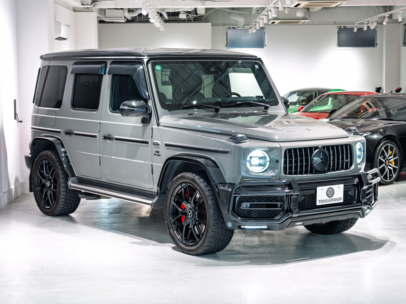 AMG Gクラス G63 20th Anniversary Edition 正規D車 左H 50台限定  クラシックグレー 黒革 サンルーフ 純正ナビTV Burmester AMGパフォーマンスEX AMG22インチAW  BRABUSリップ 2年保証