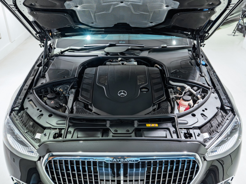 メルセデスマイバッハ Sクラス S580 4MATIC ファーストクラス&ドライバーズPKG 正規D車 1オーナー 4人乗り 黒革 パノラマSR リアアクスル MBUX AR Burmester ARヘッドアップ 専用20インチAW