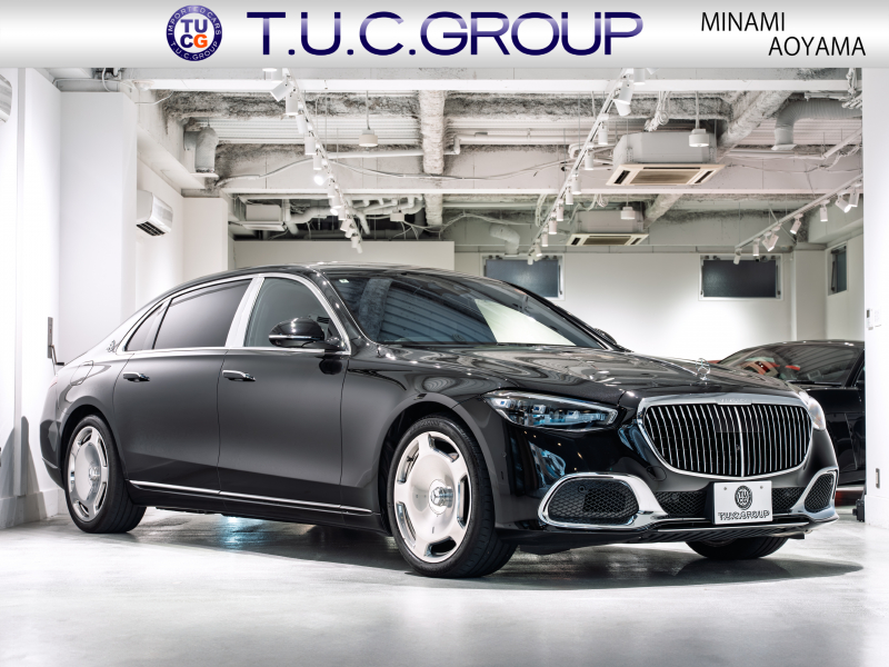 メルセデスマイバッハ Sクラス S580 4MATIC ファーストクラス&ドライバーズPKG 正規D車 1オーナー 4人乗り 黒革 パノラマSR リアアクスル MBUX AR Burmester ARヘッドアップ 専用20インチAW