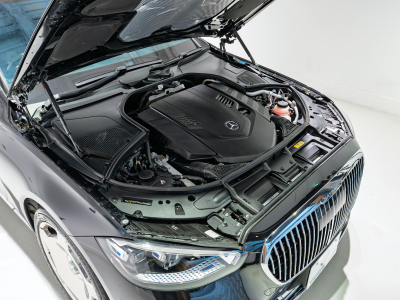 メルセデスマイバッハ Sクラス S580 4MATIC ファーストクラス&ドライバーズPKG 正規D車 1オーナー 4人乗り 黒革 パノラマSR リアアクスル MBUX AR Burmester ARヘッドアップ 専用20インチAW