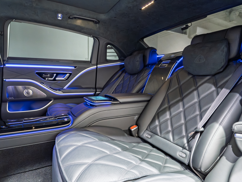 メルセデスマイバッハ Sクラス S580 4MATIC ファーストクラス&ドライバーズPKG 正規D車 1オーナー 4人乗り 黒革 パノラマSR リアアクスル MBUX AR Burmester ARヘッドアップ 専用20インチAW