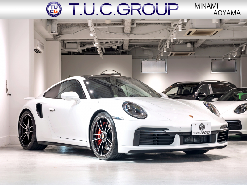 ポルシェ 911(Type992) ﾀｰﾎﾞ PDK ｽﾎﾟｰﾂｸﾛﾉPKG 正規D車 1ｵｰﾅｰ 黒