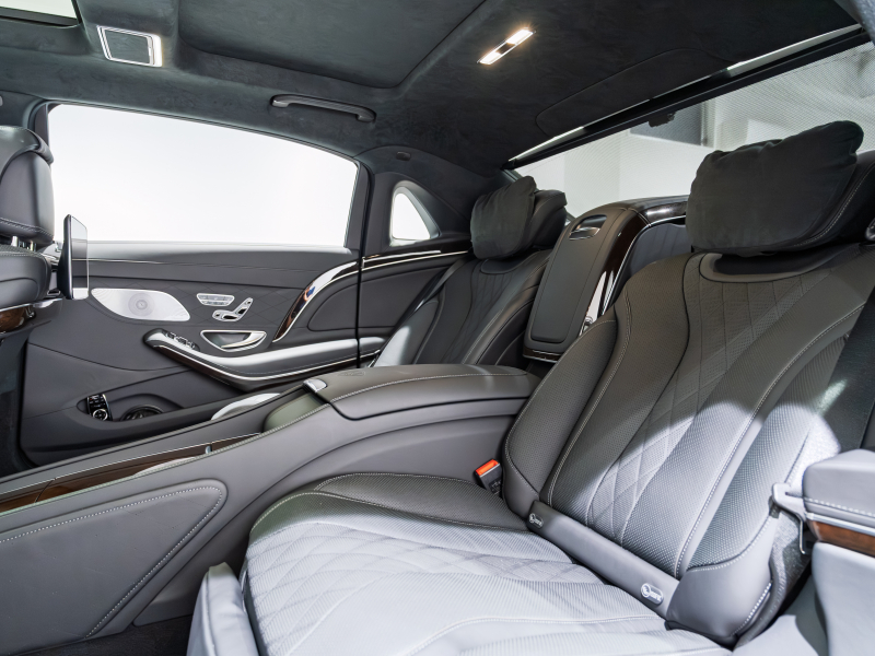 メルセデスマイバッハ Sクラス S650 ファーストクラスPKG 正規D車 後期モデル 4人乗り 黒革 パノラマSR 純正ナビTV CarPlay Burmester リアエンターテインメント 専用20AW