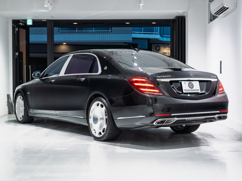 メルセデスマイバッハ Sクラス S650 ファーストクラスPKG 正規D車 後期モデル 4人乗り 黒革 パノラマSR 純正ナビTV CarPlay Burmester リアエンターテインメント 専用20AW