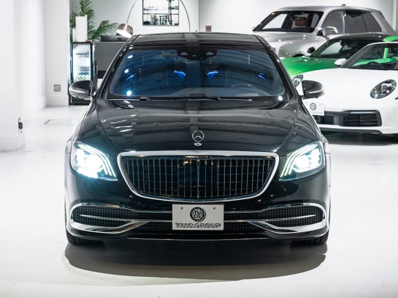 メルセデスマイバッハ Sクラス S650 ファーストクラスPKG 正規D車 後期モデル 4人乗り 黒革 パノラマSR 純正ナビTV CarPlay Burmester リアエンターテインメント 専用20AW