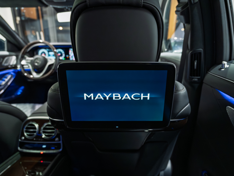 メルセデスマイバッハ Sクラス S650 ファーストクラスPKG 正規D車 後期モデル 4人乗り 黒革 パノラマSR 純正ナビTV CarPlay Burmester リアエンターテインメント 専用20AW