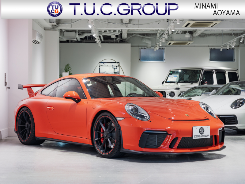 ポルシェ 911(Type991.2) GT3 スポーツクロノPKG 正規D車 フロントリフト 4wayスポーツシート 純正PCMナビ リアビューカメラ CarPlay PDLSヘッドライト 専用20AW OPカラー