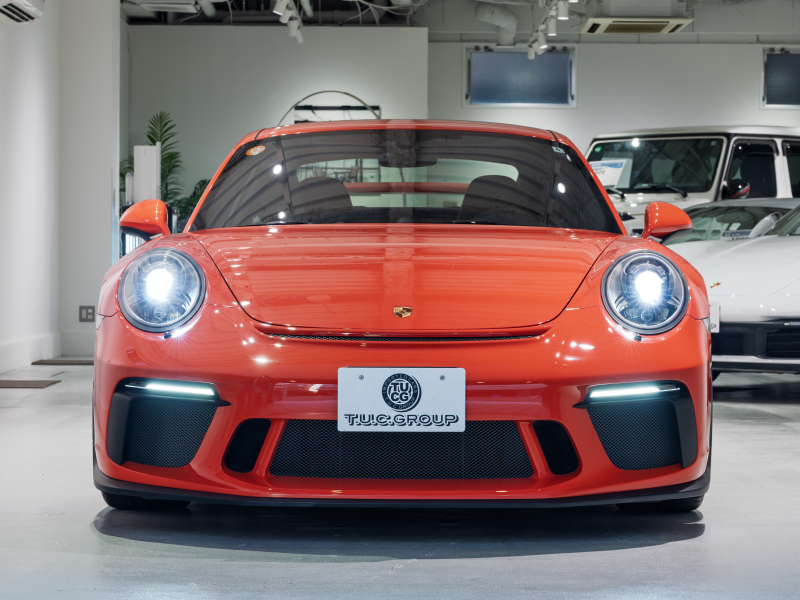 ポルシェ 911(Type991.2) GT3 スポーツクロノPKG 正規D車 フロントリフト 4wayスポーツシート 純正PCMナビ リアビューカメラ CarPlay PDLSヘッドライト 専用20AW OPカラー