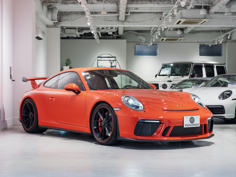 ポルシェ 911(Type991.2) GT3 スポーツクロノPKG 正規D車 フロントリフト 4wayスポーツシート 純正PCMナビ リアビューカメラ CarPlay PDLSヘッドライト 専用20AW OPカラー
