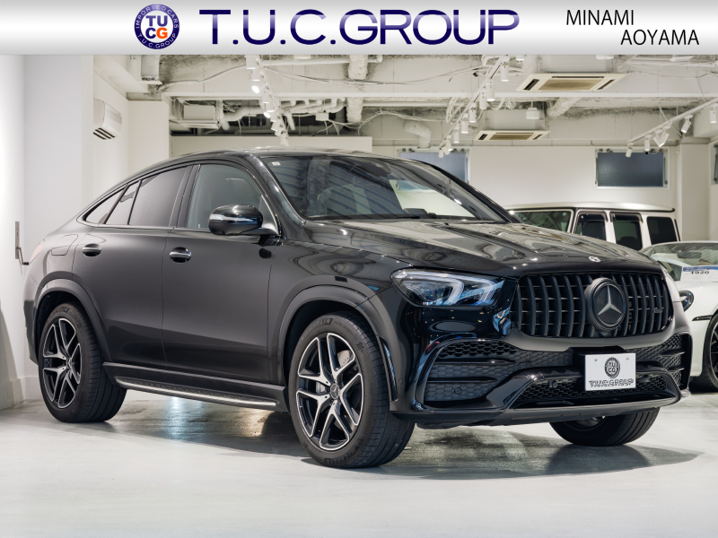 AMG GLE 53 4MATIC+ Coupe　正規D車 ﾚｰﾀﾞｰｾｰﾌﾃｨ 黒革ｼｰﾄ ﾋｰﾀｰ&ﾍﾞﾝﾁﾚｰﾀｰ ﾊﾟﾉﾗﾏｻﾝﾙｰﾌ MBUXﾅﾋﾞ 360ｶﾒﾗ Burmester ﾍｯﾄﾞｱｯﾌﾟﾃﾞｨｽﾌﾟﾚｲ ACTIVE RIDE CONTROL AMG21ｲﾝﾁAW