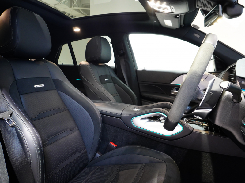 AMG GLE 53 4MATIC+ Coupe　正規D車 ﾚｰﾀﾞｰｾｰﾌﾃｨ 黒革ｼｰﾄ ﾋｰﾀｰ&ﾍﾞﾝﾁﾚｰﾀｰ ﾊﾟﾉﾗﾏｻﾝﾙｰﾌ MBUXﾅﾋﾞ 360ｶﾒﾗ Burmester ﾍｯﾄﾞｱｯﾌﾟﾃﾞｨｽﾌﾟﾚｲ ACTIVE RIDE CONTROL AMG21ｲﾝﾁAW