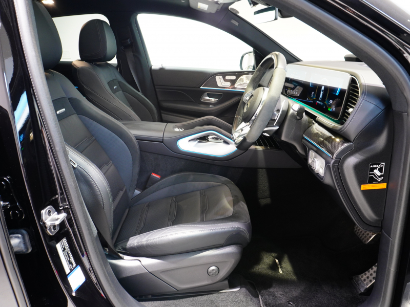 AMG GLE 53 4MATIC+ Coupe　正規D車 ﾚｰﾀﾞｰｾｰﾌﾃｨ 黒革ｼｰﾄ ﾋｰﾀｰ&ﾍﾞﾝﾁﾚｰﾀｰ ﾊﾟﾉﾗﾏｻﾝﾙｰﾌ MBUXﾅﾋﾞ 360ｶﾒﾗ Burmester ﾍｯﾄﾞｱｯﾌﾟﾃﾞｨｽﾌﾟﾚｲ ACTIVE RIDE CONTROL AMG21ｲﾝﾁAW