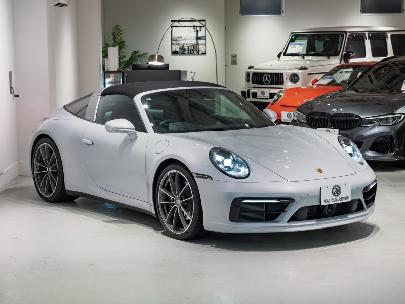 ポルシェ 911(Type992) ﾀﾙｶﾞ4 PDK　正規D車 1ｵｰﾅｰ ACC ﾚｰﾝﾁｪﾝｼﾞA ｺﾝﾄﾗｽﾄﾚｻﾞｰ 14wayｱﾀﾞﾌﾟﾃｨﾌﾞｼｰﾄ ﾍﾞﾝﾁﾚｰﾀｰ PCMﾅﾋﾞ CarPlay BOSEｻｳﾝﾄﾞ LEDﾏﾄﾘｸｽPDLS+ 純正20/21ｲﾝﾁAW ｽﾎﾟｰﾂﾃﾞｻﾞｲﾝｴﾌﾟﾛﾝ OP総額438