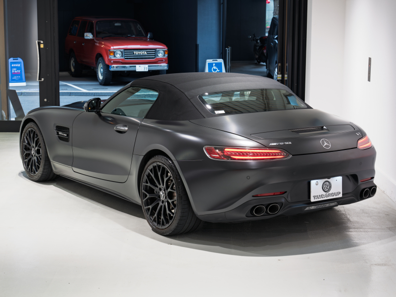 AMG GT ロードスター ナイトエディション 国内5台限定車 正規D車 AMGパフォーマンスシートPKG シートヒーター&ベンチレーター フルレザーPKG 純正ナビTV フルセグ CarPlay ナイトPKG 専用19&20インチAW 2年保証付